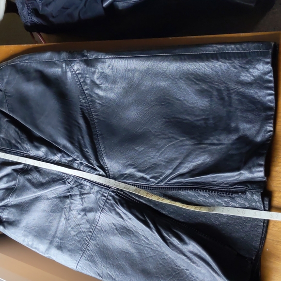 Butter Soft Leather Midi Skirt - Picture 10 of 13